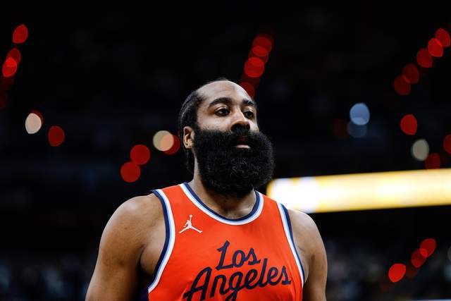 5月2日NBA季后赛首轮G6：快船哈登46分钟爆砍28分拖入抢七