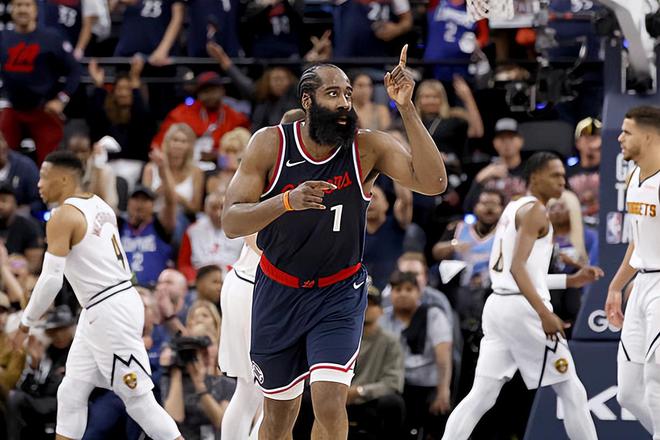 NBA 季后赛快船胜掘金追平总比分，哈登状态提升数据全面