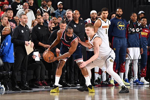 NBA 季后赛快船胜掘金追平总比分，哈登状态提升数据全面