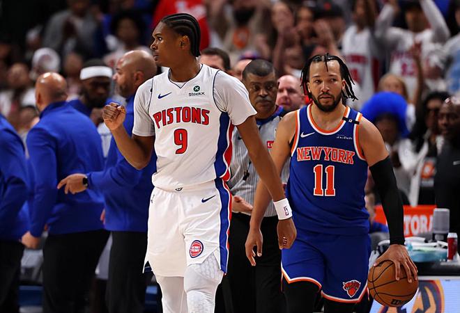 NBA 季后赛尼克斯胜活塞晋级，奥萨尔-汤普森表现出色数据亮眼