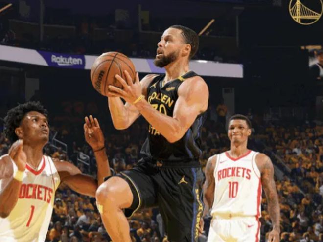 NBA2024 - 25赛季季后赛首轮西部焦点战，勇士火箭生死对决
