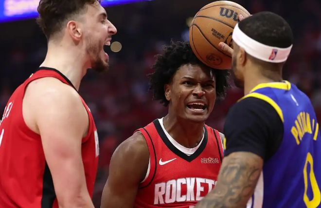 5月3日NBA季后赛勇士主场迎火箭G6战，火箭命运悬于杰伦格林