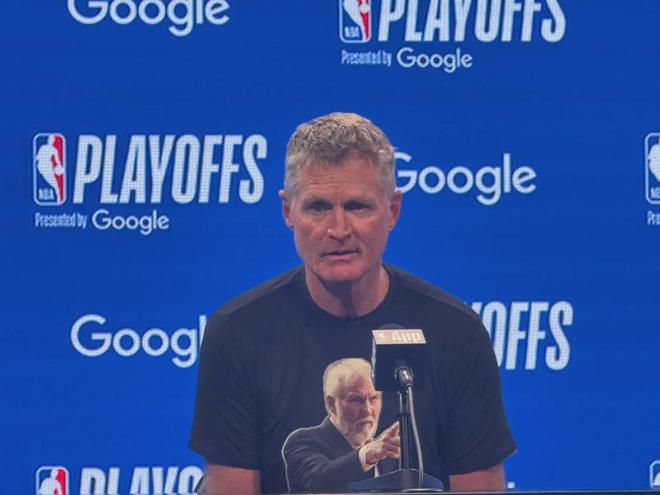 5月3日NBA季后赛西部首轮G6 科尔乌度卡谈波波维奇 赛场突发状况