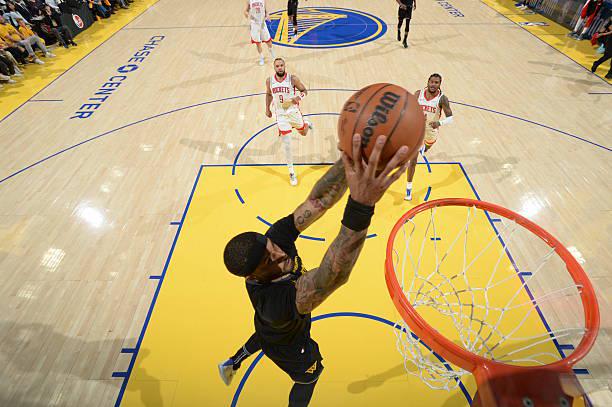 NBA 季后赛火箭胜勇士扳平总比分，小佩顿表现惨不忍睹