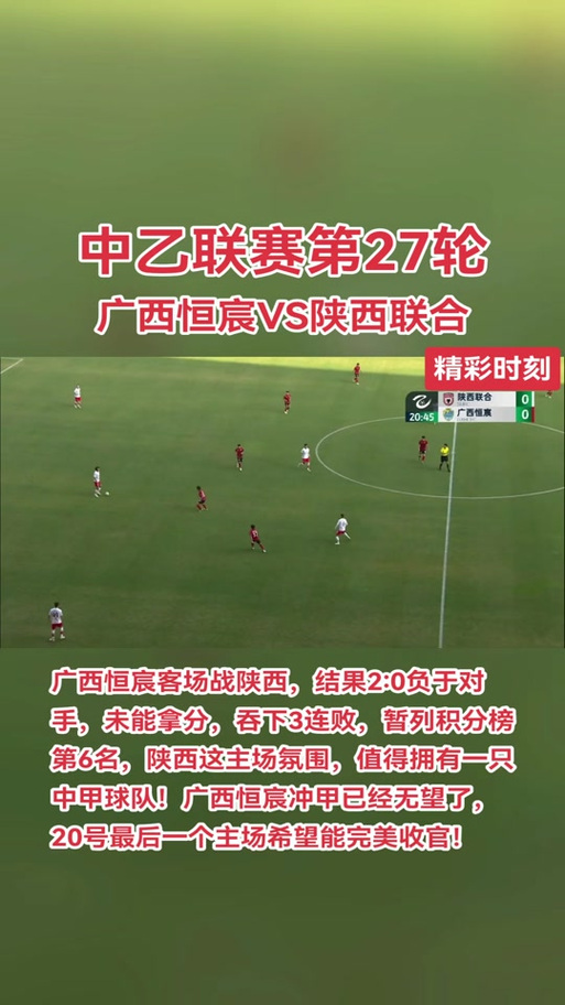 5月3日中国足球乙级联赛预赛第7轮：广东铭途0-2负广西恒宸详情