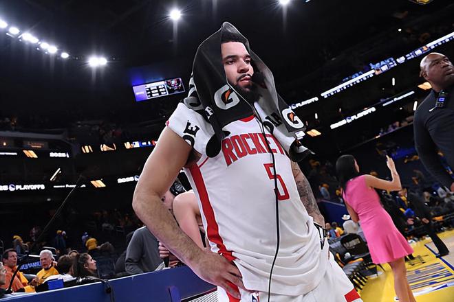NBA 季后赛火箭胜勇士扳平总比分，范弗利特强势砍下准三双