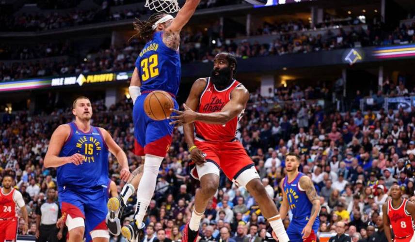 NBA 季后赛抢七大战：掘金快船激战，快船老板鲍尔默全力支持却难挽败局