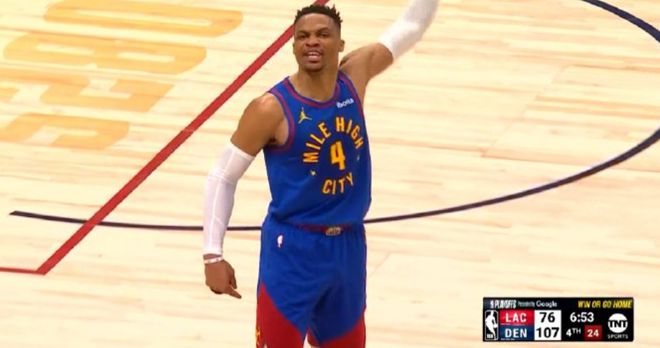 NBA 季后赛抢七大战：掘金快船激战，快船老板鲍尔默全力支持却难挽败局