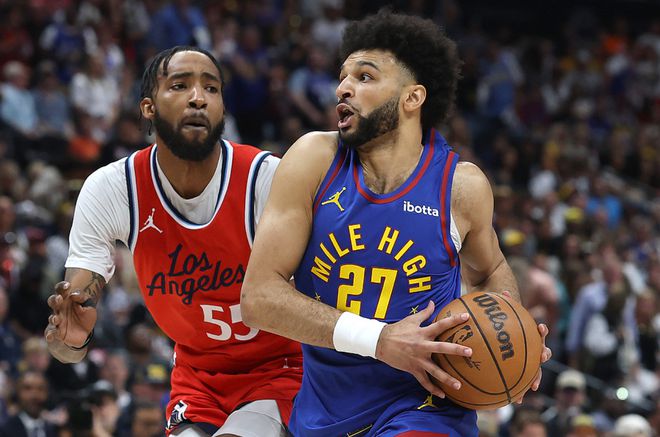5月4日NBA季后赛抢七：掘金淘汰快船晋级，哈登下半场一分未得
