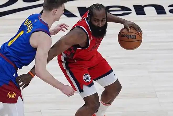 NBA季后赛西部首轮G7：快船负掘金，哈登关键战软脚再成笑谈