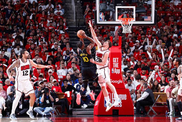 5月5日NBA季后赛西部首轮抢七，勇士黑七淘汰火箭创多项纪录