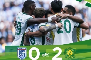 体育资讯：国安客场2-0击败大连英博，技术统计与战术分析