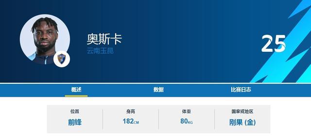 云南玉昆外援奥斯卡采访：曾想改国籍，如今随缘享受比赛训练