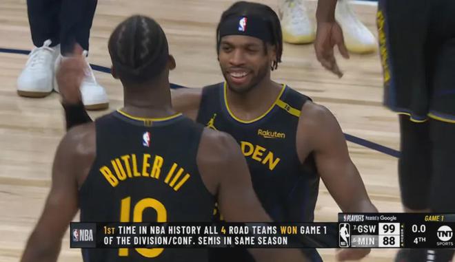 NBA 季后赛今日继续，勇士客场大战森林狼表现如何？