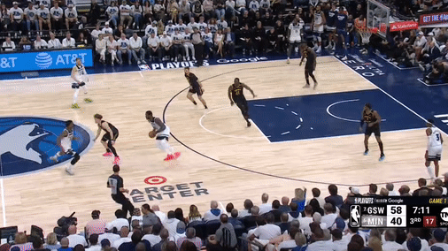 5月7日NBA季后赛西部半决赛G1：森林狼主场惜败勇士大比分0-1落后