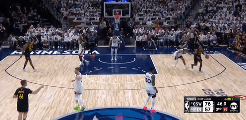 5月7日NBA季后赛西部半决赛G1：森林狼主场惜败勇士大比分0-1落后