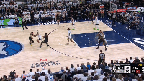 5月7日NBA季后赛西部半决赛G1：森林狼主场惜败勇士大比分0-1落后