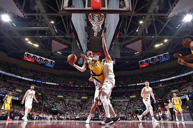 NBA 季后赛步行者胜骑士 2-0 领先，马瑟林表现亮眼