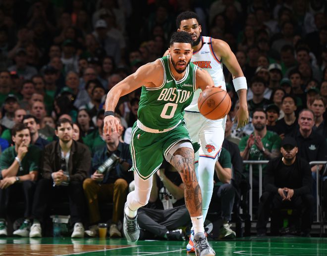 5月8日NBA季后赛次轮G2：尼克斯险胜凯尔特人2-0领先