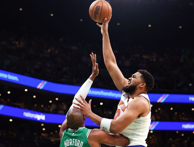 5月8日NBA季后赛次轮G2：尼克斯险胜凯尔特人2-0领先