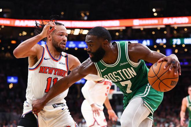 5月8日NBA季后赛东部半决赛G2：尼克斯20分逆转凯尔特人总分2-0领先