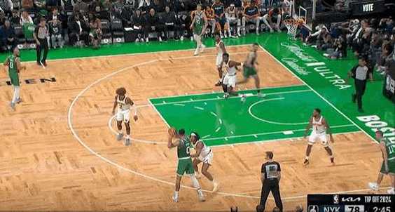 NBA 季后赛凯尔特人主场迎战尼克斯，前两场连输急需反弹