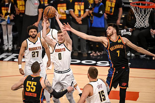 NBA西部半决赛G2：雷霆大破掘金，布劳恩表现惨不忍睹