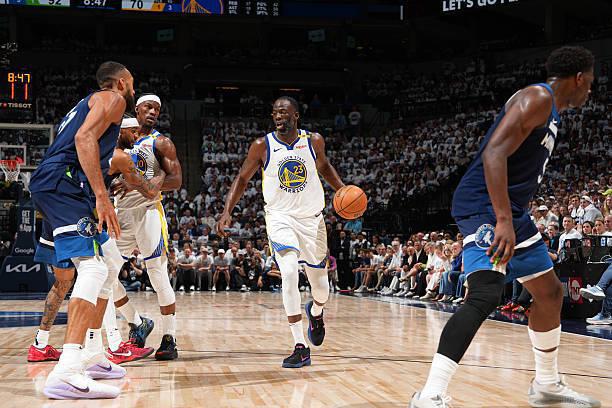 NBA 季后赛森林狼胜勇士扳平总比分，追梦格林表现令人失望