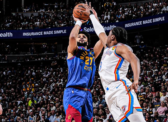 5月10日NBA分区半决赛：掘金主场加时险胜雷霆，约基奇表现遭质疑