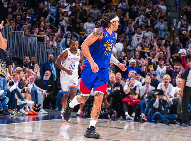 5月10日NBA分区半决赛：掘金主场加时险胜雷霆，约基奇表现遭质疑