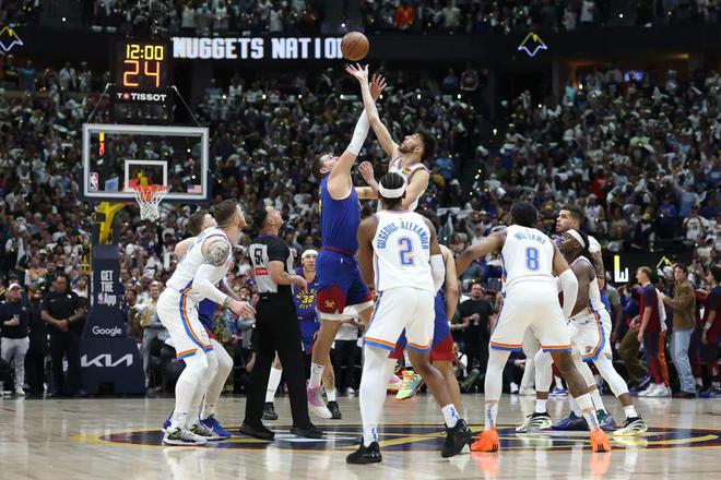 5月10日NBA季后赛西部次轮G3，雷霆青年军关键时刻再败掘金