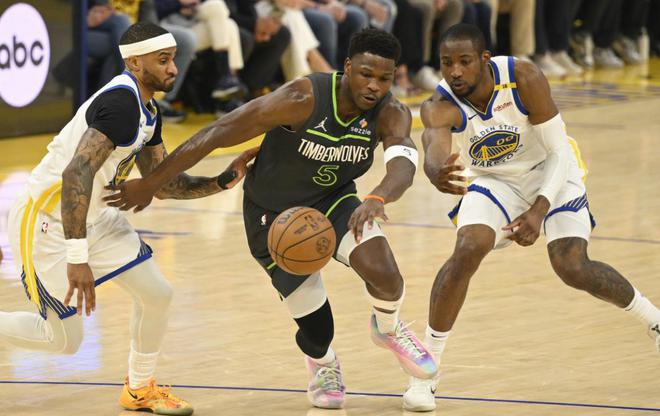 NBA 季后赛西部半决赛 G3：勇士惜败森林狼，库里复出仍存变数