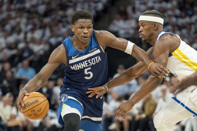 NBA 季后赛次轮 G3：勇士主场落败，系列赛 1-2 落后森林狼