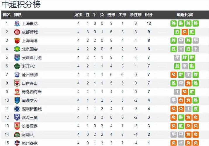申花客场1-0胜山东泰山豪取四连胜 中超积分榜继续领跑
