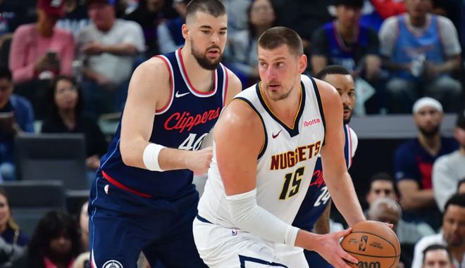 NBA季后赛快船VS掘金G4前瞻：小卡战神附体轰39分 约基奇假摔引争议