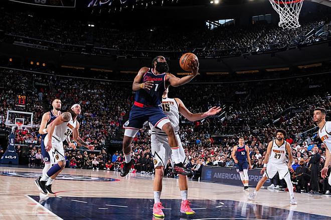 NBA 季后赛掘金险胜快船，哈登表现平平系列赛悬念仍存