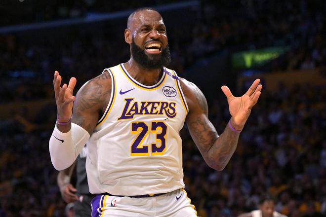NBA季后赛湖人VS森林狼G4激战，紫金军团客场力争扳平比分